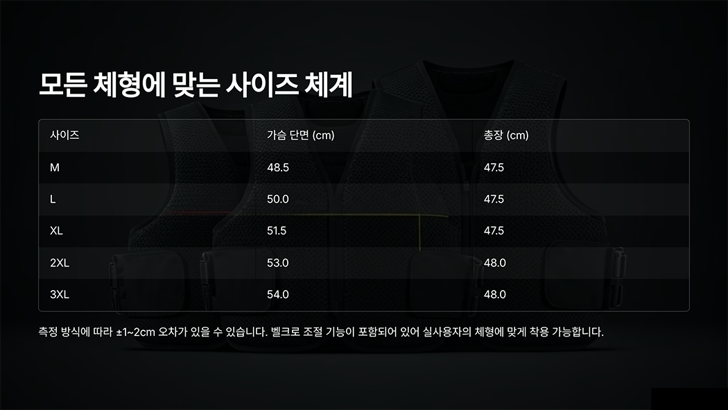 TZ5501 방검조끼